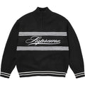 Supreme Script Stripe Half Zip Sweater